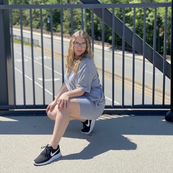 MOOD “Not Your Average” Biker Set in Heather Grey - Picture 4 of 5